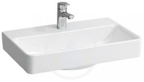 LAUFEN Pro S Umývadlo Compact, 600 mm x 380 mm, 1 otvor na batériu, bez prepadu, biela H8179590001561