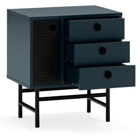 Tmavomodrý nočný stolík Teulat Punto