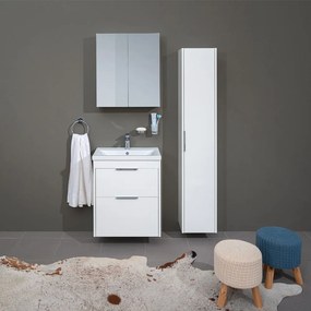 Mereo, Mereo Vigo, kúpeľňová skrinka s keramickým umývadlom 61 cm, biela, MER-CN311