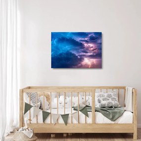 Sklenený obraz mračien (70x50 cm)