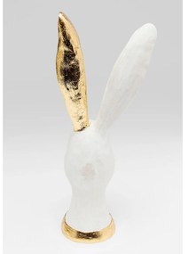 Bunny dekorácia 30 cm zlatá/biela