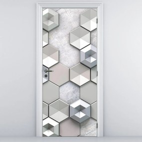 Fototapeta na dvere - 3D abstrakcia (95x205cm)