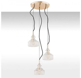 Argon 1462 - Luster na lanku CRUZ 3xE14/7W/230V