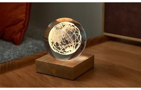 Tmavohnedá svetelná dekorácia na USB Amber – Gingko