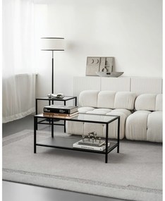 Svetlosivý vlnený koberec 133x190 cm Morphic Rocca – Agnella