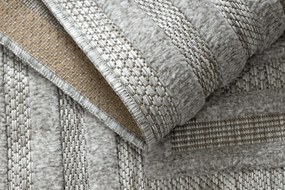 Koberec SANTO SIZAL 0999 Geometrický, sivý