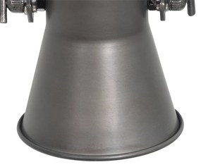 Rustikálny reflektor čierny s dreveným nastaviteľným - Jelle