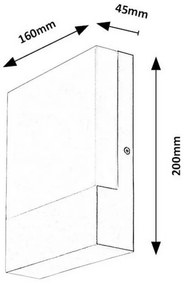 Rabalux 77098 vonkajšie nástenné LED svietidlo Gimone, biela