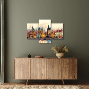 Obraz - Jeseň v maľovanom meste (90x60 cm)