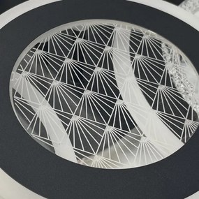 LED Stmievateľný prisadený luster LED/200W/230V 3000-6500K + diaľkové ovládanie