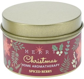 Sada vianočných sviečok Merry Christmas Spiced berry/Velvet vanilla, 3 ks