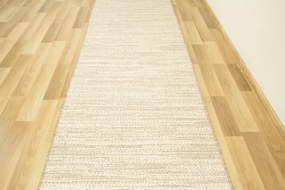 Šnúrkový obojstranný behúň Brussels 205583/10610 Linen krémový / béžový