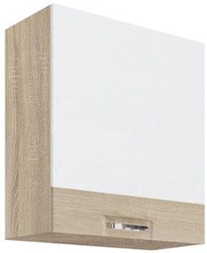 Kuchynská skrinka Premio 34g biely lesk/sonoma