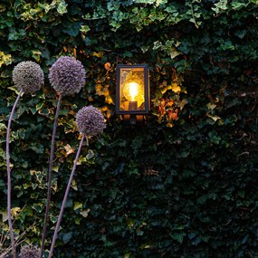 Priemyselná nástenná lampa sivá IP44 - Sutton Up