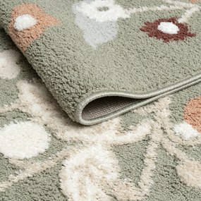 Angel Carpet, Kusový koberec Aurora 25 Green, 60x110, zelená, kancelária