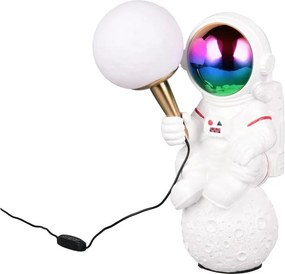 Biela detská lampička Strong – Reality