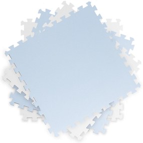 Ricokids veľká penová podložka na puzzle 60x60 cm 4 ks modrá a biela