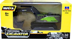 Kovové pásové rýpadlo Huina Green 1:50