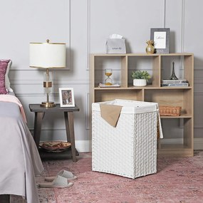 Koš na prádlo LAURA bílý