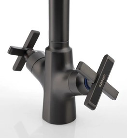 Sapho Sapho, XELLA stojánkova drezová batéria, grafitová, XE603GM