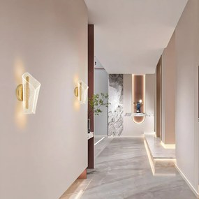 Toolight Toolight, LED nástenné svietidlo, 5W, 4000K, 500lm, G030-W, zlatá, OSW-00692