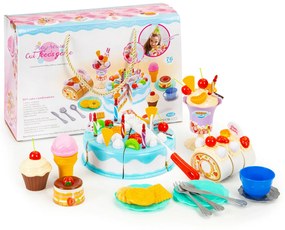 MULTISTORE Súprava na vykrajovanie torty, narodeninová oslava, 76 ks