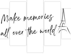 Obraz - Make memories (150x105 cm)