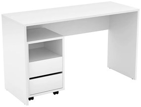 PC stolík s kontajnerom Agave Typ 03 (biela). Akcia -10%. Vlastná spoľahlivá doprava až k Vám domov. 1108240