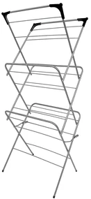 Erga Model 150, 3-poschodový sušiak bielizne 59,5x52,2x130,5 cm, seda-cierna, ERG-SEP-10STWIE000A02