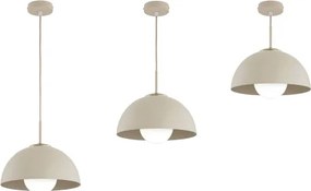 Brilagi - Luster na lanku COSMO 1xE27/60W/230V, priemer 30 cm, béžová/zlatá