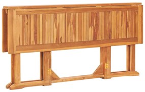 vidaXL Skladací záhradný stôl Butterfly 150x90x75 cm, tíkový masív 49000