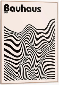 Nástenná dekorácia v ráme Bauhaus