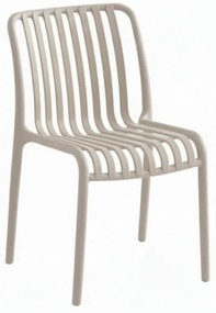 Plastová stolička TREGO, béžová