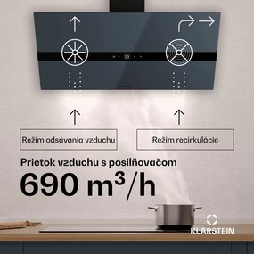 Klarstein WiFusion digestor, WiFi, LED, 690 m³/h, A++