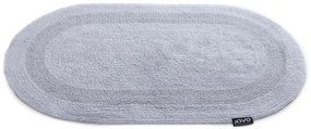 Kúpeľňový koberček Javo Cotton popolový ovál