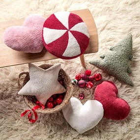 HEART Vankúš - biela