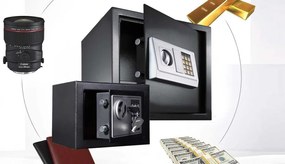 Digitálny trezor v 2 veľkostiach- sivý