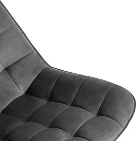 Set - 4 ks Jedálenská stolička AVENBERG NOLA, sivá