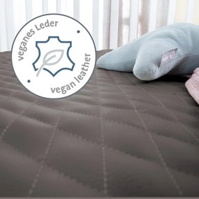 Biela detská ohrádka s nastaviteľnou výškou/na kolieskach – Roba