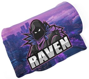 Sablio Deka FORTNITE RAVEN Steampunk mesto - 150x120 cm