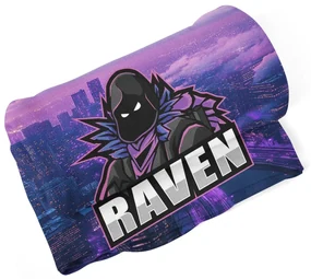 Sablio Deka FORTNITE RAVEN Steampunk mesto - 150x120 cm