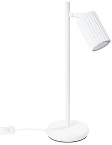 Sollux SL.1548 - Stolná lampa KARBON 1xGU10/10W/230V biela