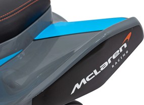 Ramiz McLaren Racing MCL 35 detská štvorkolka šedá + diaľkové ovládanie + pomalý štart + EVA + LED audio