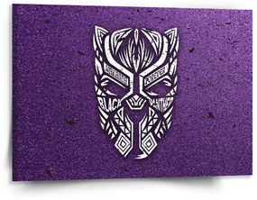 Sablio Obraz BLACK PANTHER wakanda forever Biely - 150x110 cm