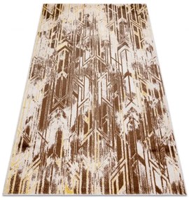 Moderný MEFE koberec B402 Vintage, tmavo-béžový