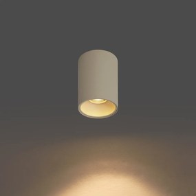 Moderné zapustené bodové svetlo béžové GU10 50 mm okrúhle - Deep