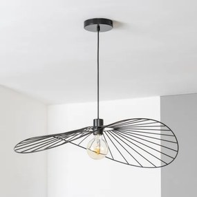 Brilagi - LED luster na lankách CERIA WIRE 1xE27/40W/230V 60x80 cm čierna