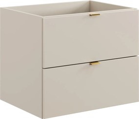 Comad Kúpeľňová skrinka pod umývadlo Dalia Cashmere 60 kašmír mat