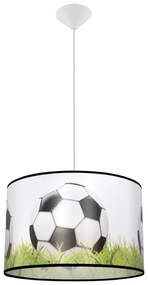Detské závesné svietidlo Ball C, 1x plastové tienidlo so vzorom, (fi 40cm)
