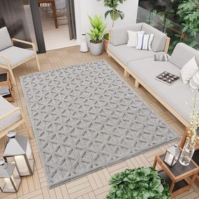 Dekorstudio Koberec na terasu SANTORINI - Sahara 58500 sivý Rozmer koberca: 120x170cm